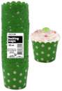 Baking Cups - Lime Green Dots